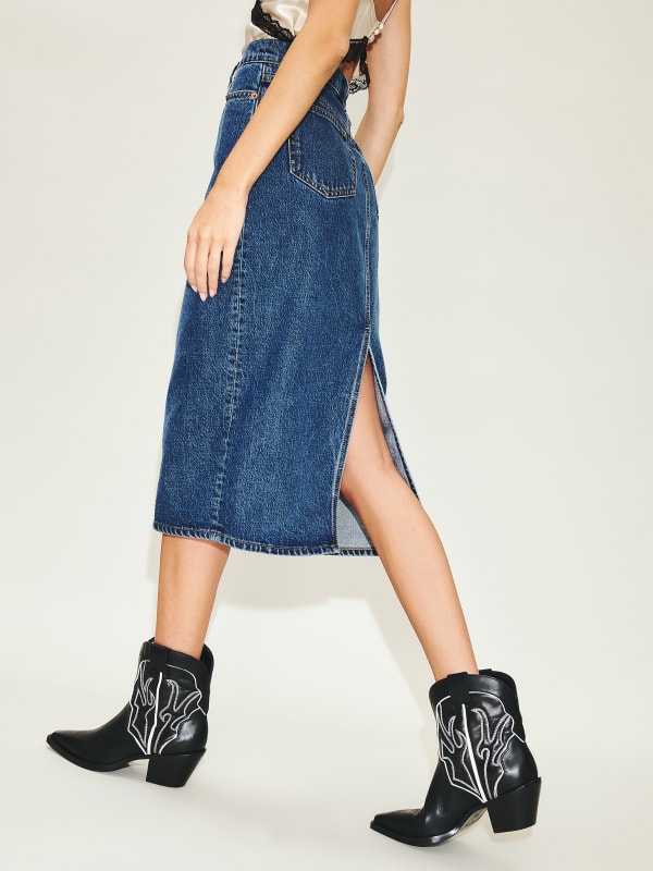 Otto Mini Western Boot - Black / Ivory